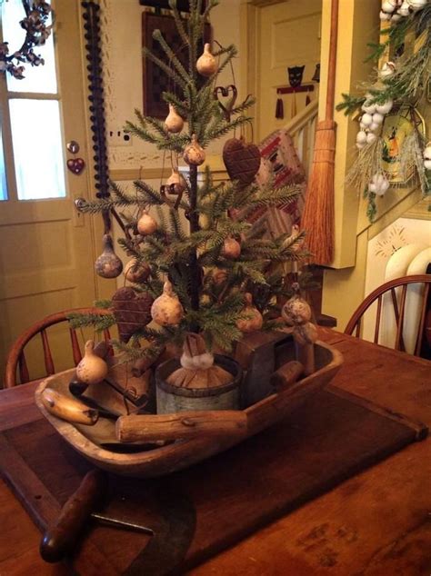 primitive christmas tree ideas